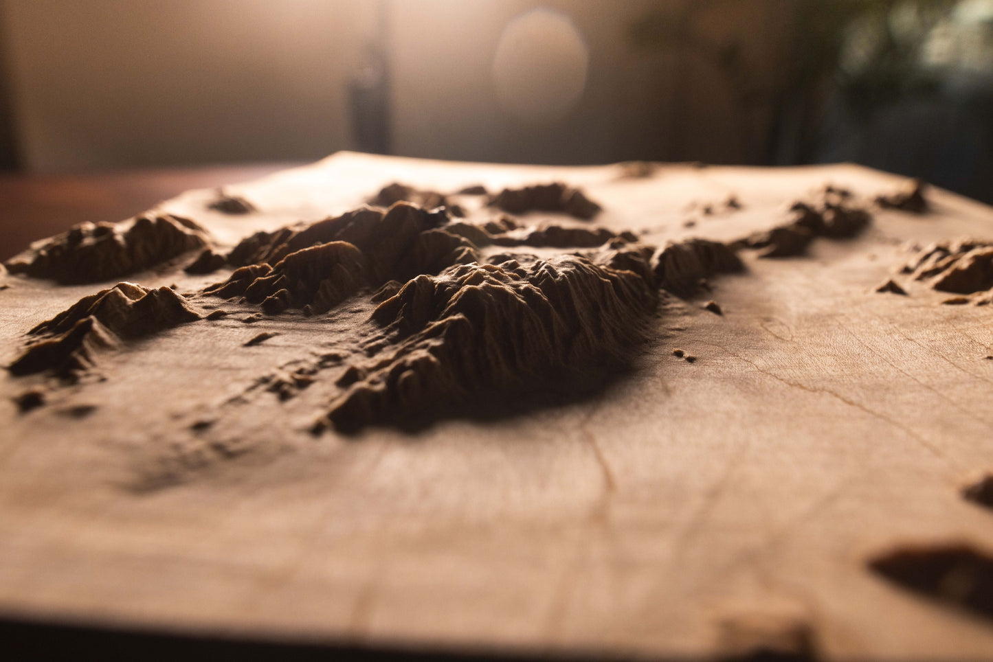 Johnson Valley OHV Area 3D Map | King of the Hammers Wooden 3D Map