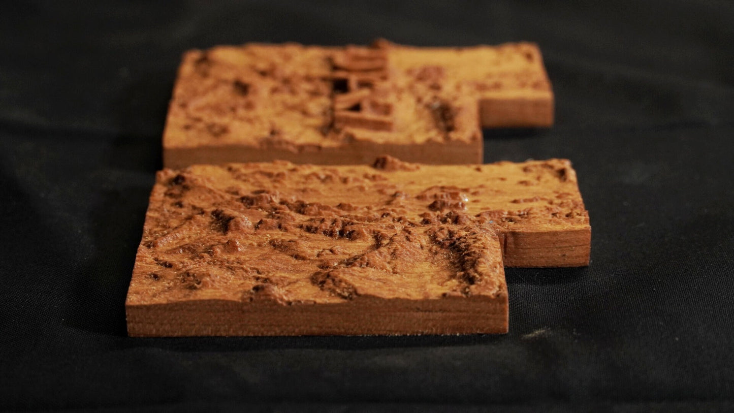 Utah Topographic Relief Ornament | Ornament Map | Utah Map | Christmas Ornament