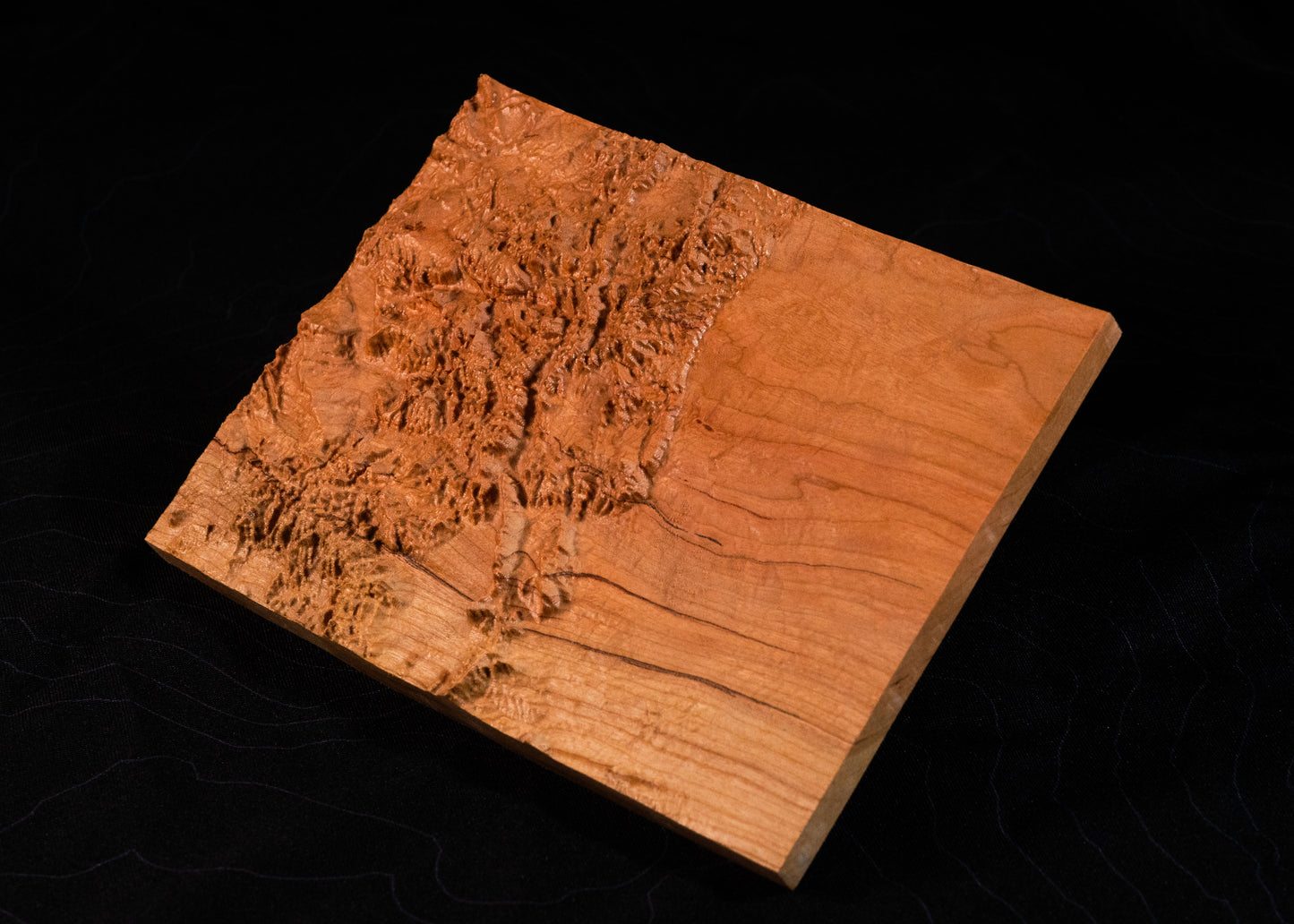 Colorado 3D Wooden Map | Colorado Topographic Map in Wood | Wooden Map of Colorado