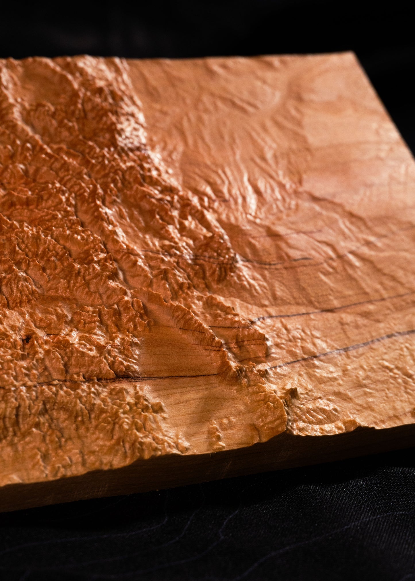 Colorado 3D Wooden Map | Colorado Topographic Map in Wood | Wooden Map of Colorado