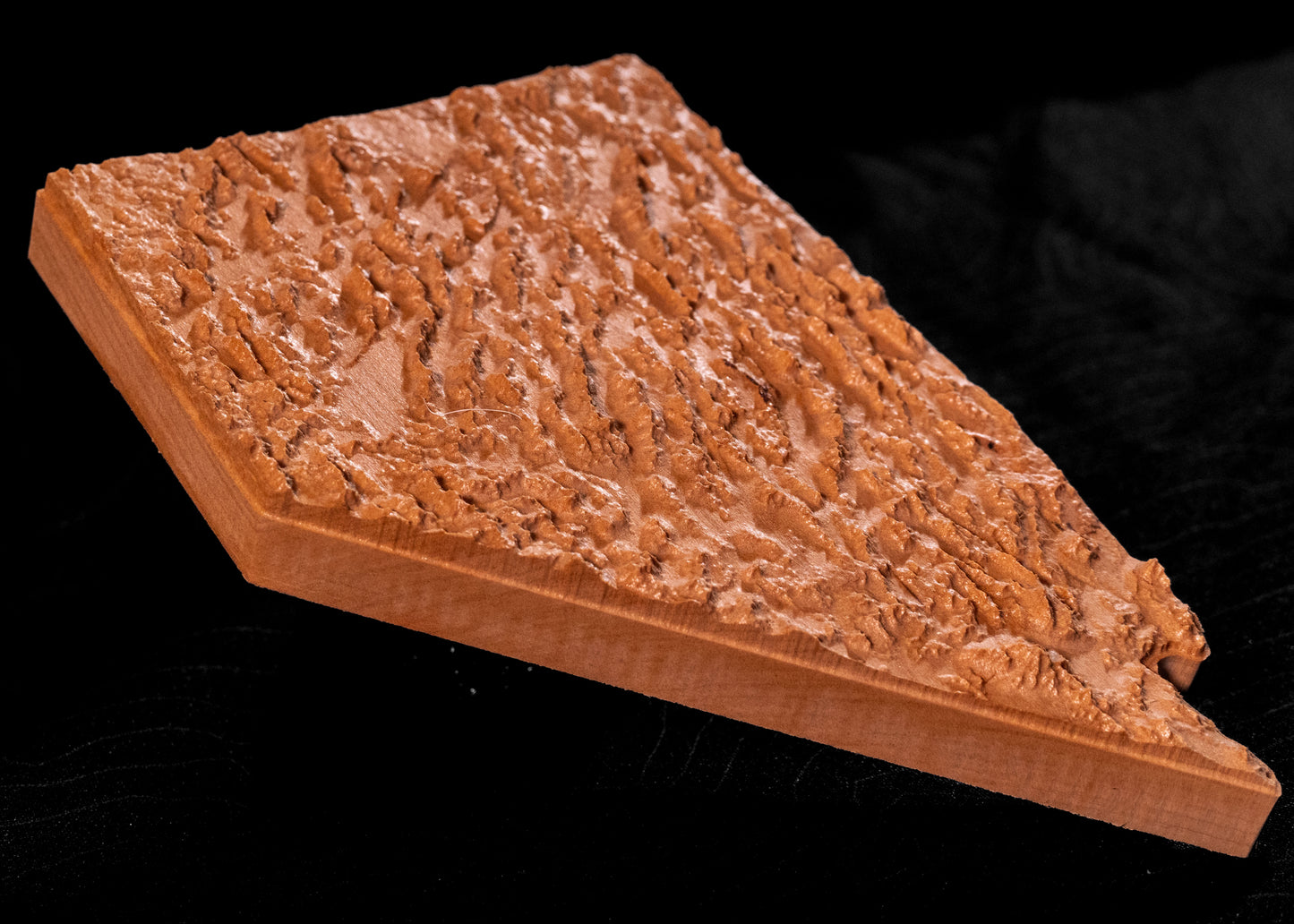 Nevada 3D Wooden Map | Nevada Topographic Map in Wood | Wooden Map of Nevada