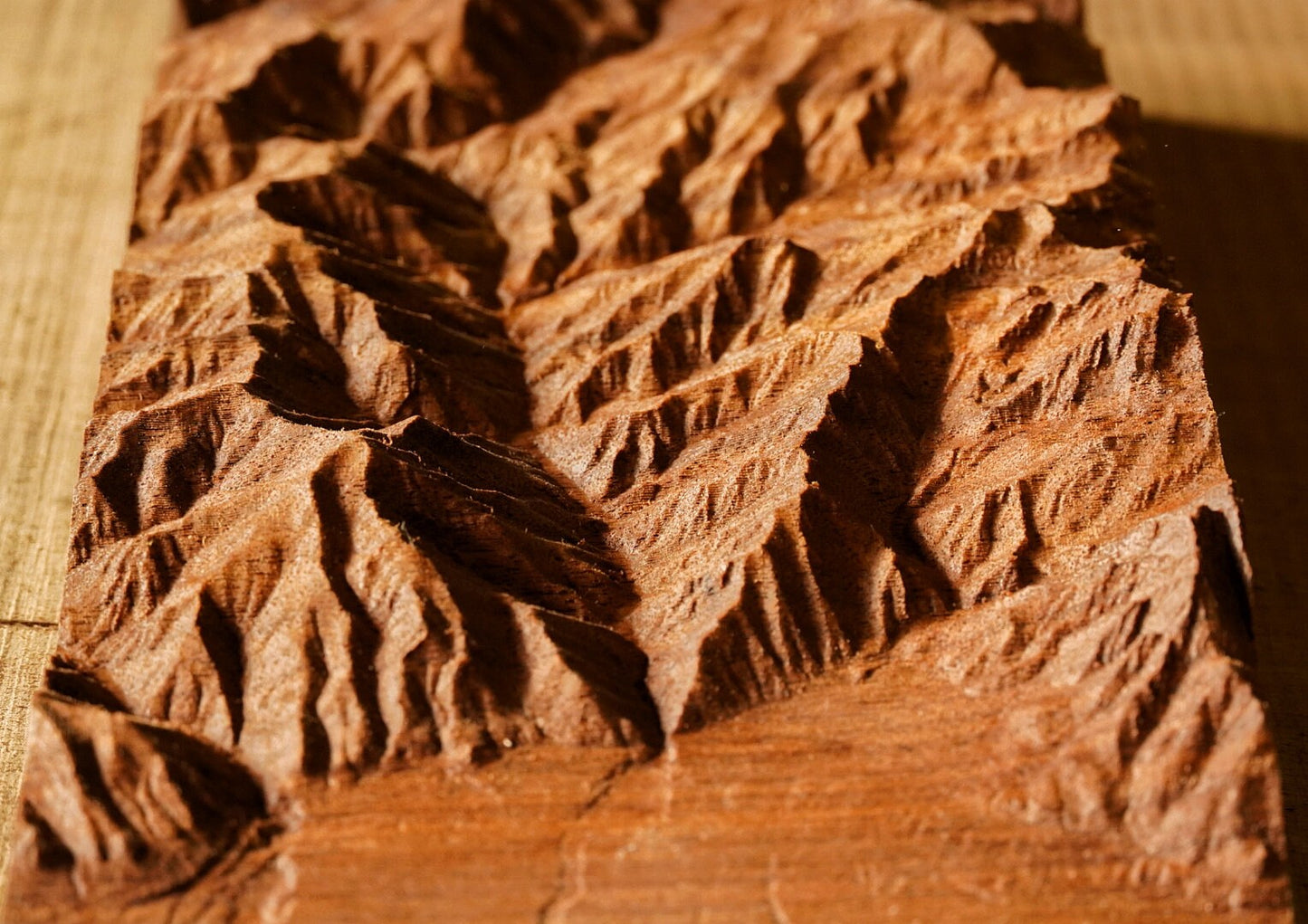 Millcreek Canyon Wooden Relief Map